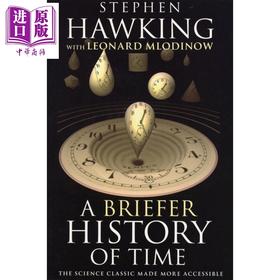 【中商原版】霍金 时间简史 普及版 科学文献 A Briefer History of Time 英文原版 Stephen Hawking