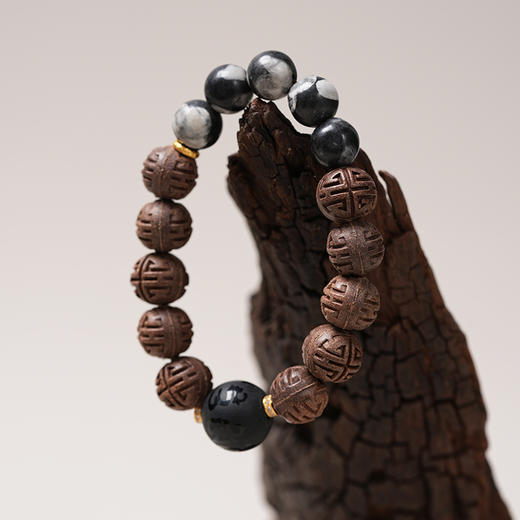 熠金冷凝香合香珠手串 香丸固体香水 龙涎香鹅梨香 gkzs(佩戴时保持干燥，尽量避免沾水暴汗) 商品图5