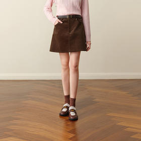 【严选】诗凡黎春秋梭织短裙7G9140831