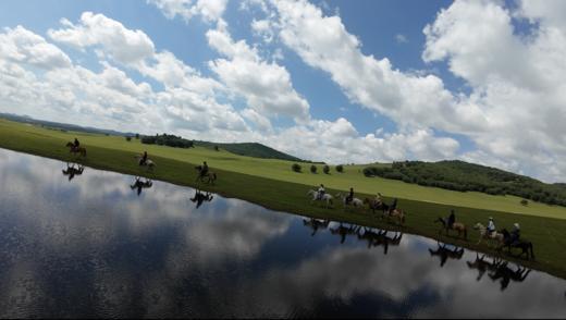 「金秋牧歌、童话秘境」-坠入内蒙草原的鎏金之梦! 商品图0