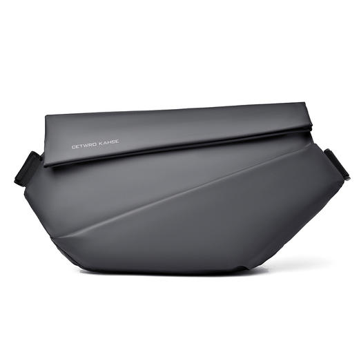 男士斜挎包高级感休闲胸包男简约百搭大容量上班通勤斜挎包 商品图4