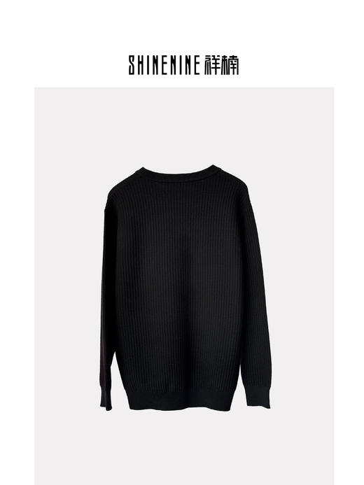 431443221竖纹口袋针织衫 商品图1