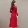 QYM 615C9912-Y连衣裙复古旗袍裙气质A字裙 商品缩略图2