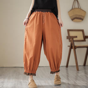 GYH 8296文艺时尚拼接萝卜裤洋气休闲裤