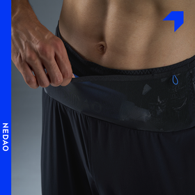 内道腰包收纳跑步长裤男速干透气越野跑训练户外运动休闲裤