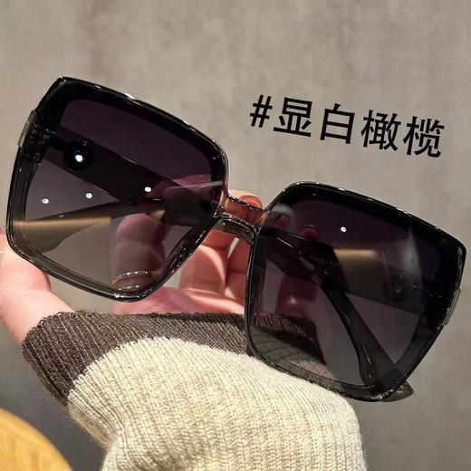 【新款TR90偏光太阳镜】女士方形墨镜 时尚街拍欧美个性太阳镜 国庆假期出行  商品图1