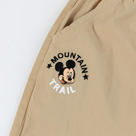 迪士尼25秋季新款男童休闲长裤中大童运动裤户外登山工装裤XD1EK012 商品图7