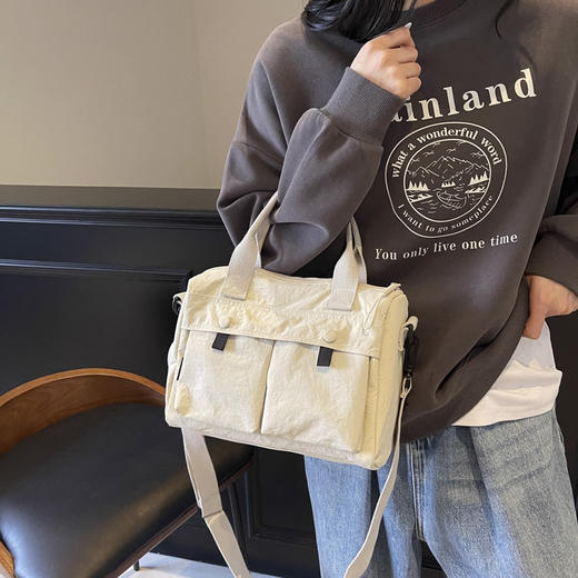 裁缝学苑AQ536帆布包收纳旅行包百搭斜挎包纸样大学生上课托特包样板 商品图1