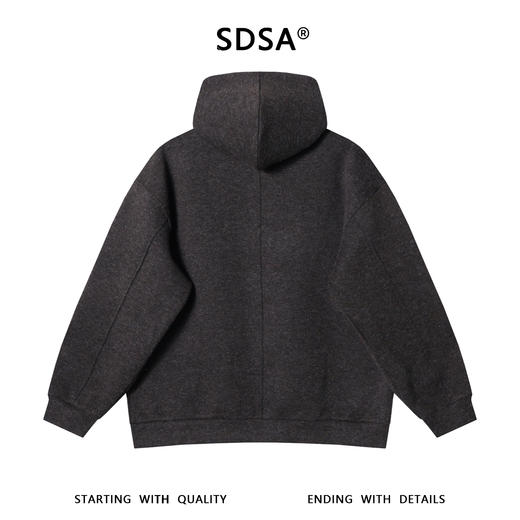 9907SDSA男士秋冬新款痞帅男装潮牌拉链针织衫连帽针织毛衣时尚户外 商品图5