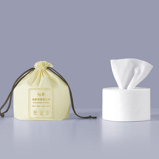 柚家棉柔洗脸巾 3卷/箱 商品图6