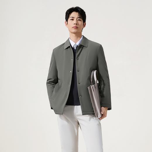 【无缝工艺】柒牌棉衣秋冬中长款时尚休闲中青年冬季保暖外套男装129E70480 商品图1