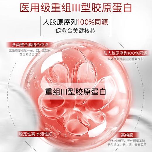 【299选3】【械字号】夸迪医用重组Ⅲ型人源化胶原蛋白修复液1ml*30支/盒（红十字次抛30支装）效期26年12月 商品图3