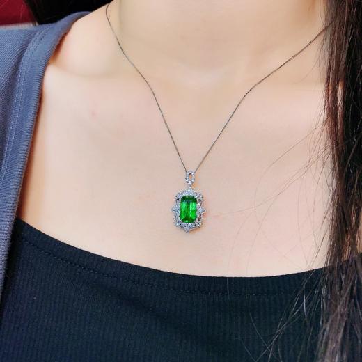 2.14ct刻面祖母绿吊坠 商品图3