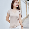 Aimi鹅蛋领小飞袖T恤|天丝+羊毛，软糯舒适，上身显瘦显气质 商品缩略图6