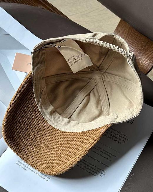 现货 THS-无 缪家 秋冬新款灯芯绒拼色棒球帽 5色 CN210 商品图11