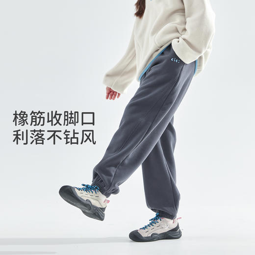 cicochild25年冬季新款亲子中大童加绒运动裤橡筋收口百搭束脚裤 商品图2