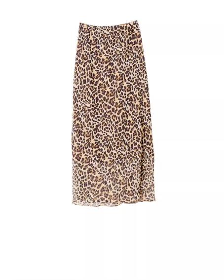 【门店同款】ENJOY秋季复古豹纹半身裙 164249195 商品图0