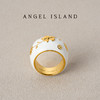 ANGEL ISLAND「花园」彩色/白色滴釉浮雕花卉戒指 商品缩略图6