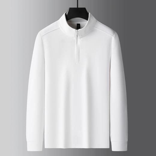 【德绒】【DSF】大依优型大码男装青年半拉链立领德绒打底衫宽松时尚加肥加大码男 商品图5