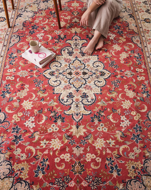 伽罗 JALO 伊朗进口手工编织CARPET风格客厅羊毛地毯 商品图0