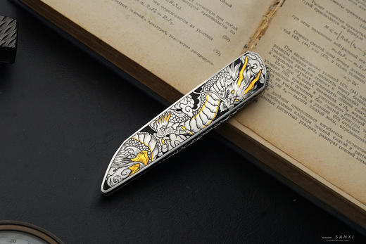 三希堂  现代刀系列  龙凤呈祥  未开刃 商品图8