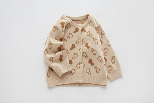 拉比童衣i5-4拉比棉线全开衣LYDC100109 商品图4