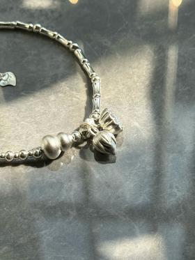 好运莲莲竹节银手链