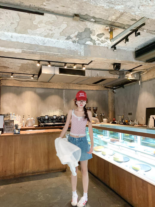 <曾小咸推荐>现货秒杀！最后一波 ！红色条纹背心 日常79.99 立减40 秒杀39.99！ 商品图7