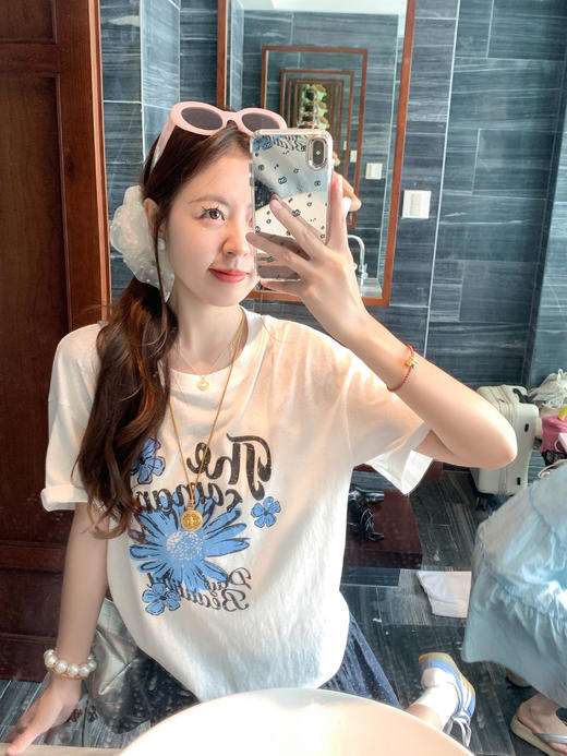 <曾小咸推荐>现货秒杀！最后一波 ！雏菊印花短袖 日常109.99 立减60 秒杀49.99！波点拼接蕾丝半身裙 日常129.99 立减70 秒杀59.99！ 商品图1