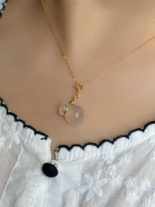 福运满满玉髓银套链 商品图2