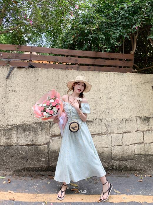 <曾小咸推荐>绿花方领连衣裙 日常169.99 立降80  秒杀价89.99 ！ 商品图11