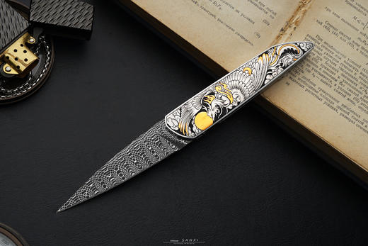 三希堂  现代刀系列  龙凤呈祥  未开刃 商品图0