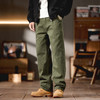 【DQ】大依优型100%全棉工装休闲裤男秋季新款宽松直筒胖子加肥加大码阔腿直筒长裤美式高街 商品缩略图5