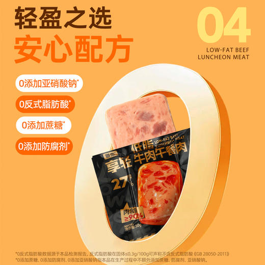 【下滑！详情页领券再拍】哥本™低脂牛肉午餐肉 商品图3