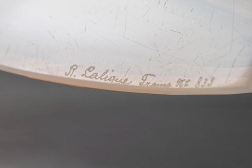 独角鹿西洋古董1925年法国顶级水晶工坊莱俪LALIQUE设计出品「SUZANNE 苏珊娜」主题欧泊水晶雕塑摆件 商品图6