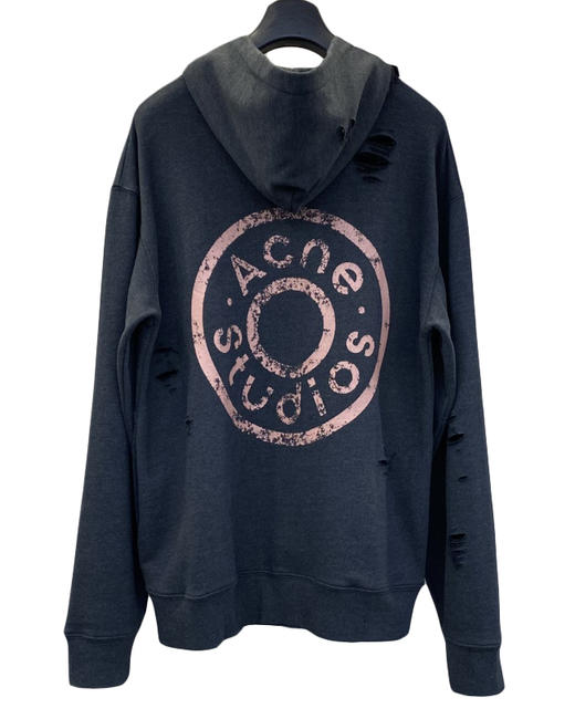 女款印花破洞连帽卫衣外套001 商品图1