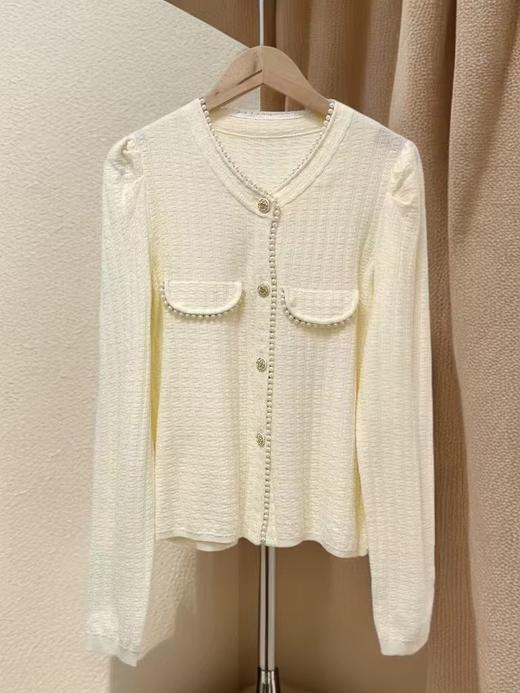 【秋上新】小香风针织长袖小衫-喜出 商品图1