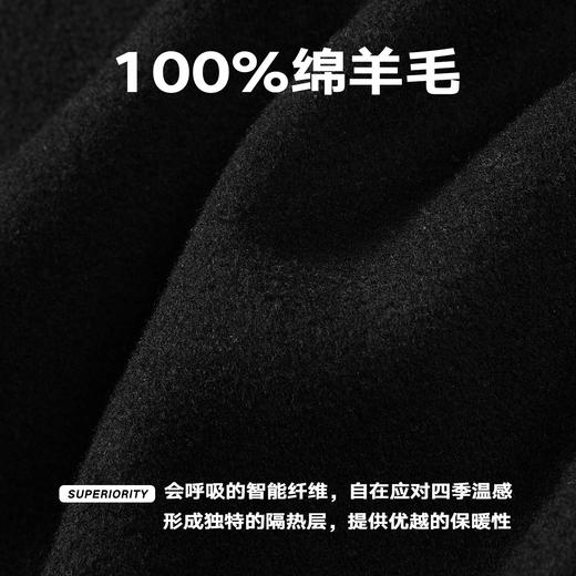NPC潮牌100%绵羊毛新中式盘扣短款毛呢大衣休闲复古外套NP57WC39 商品图4