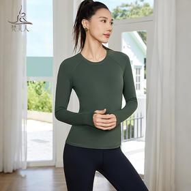 梵美人 F2398 瑜伽长袖 无胸垫 金标莱卡