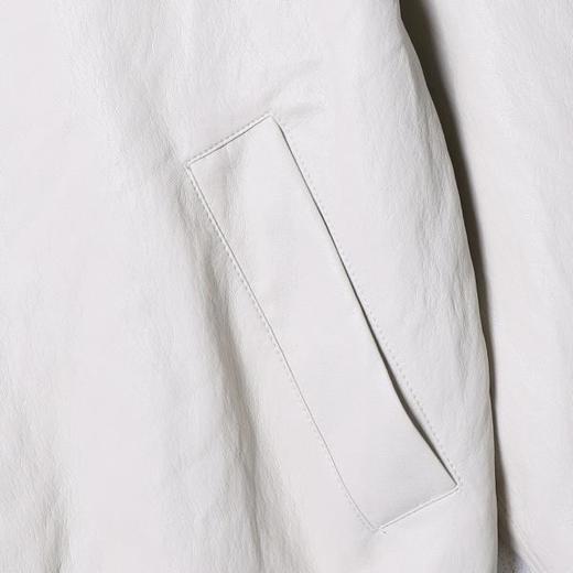 24F140SDSA男士秋冬新款痞帅男装休闲百搭纯色按扣圆领夹克简约百搭时尚 商品图3