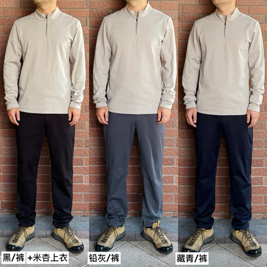 25秋-男士科*隆半拉链设计速干长袖T恤/上衣【包邮+三天无理由退换】 商品图7