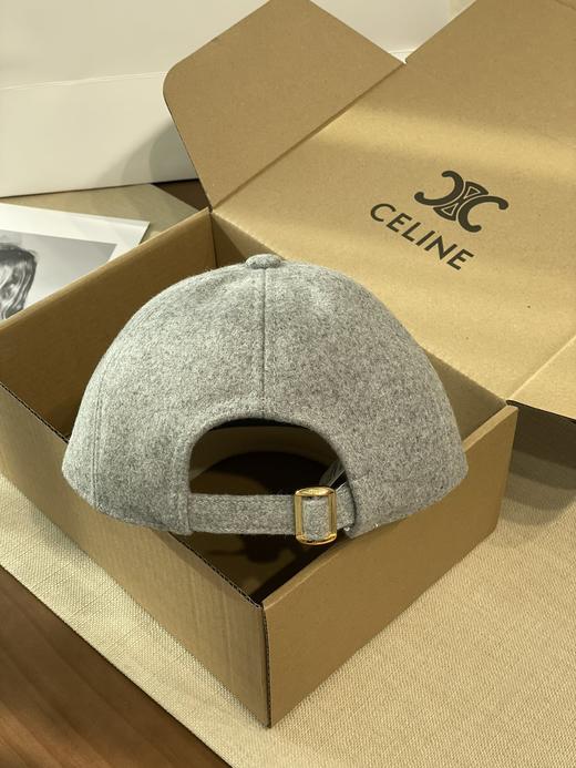 MJ47-赛琳 Celine 官网羊毛拼色棒球帽 毛呢料(COCO) 商品图9