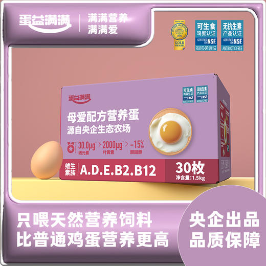 🥚薇选好物3周年秒杀【蛋益满满 可生食鸡蛋】高品质高营养鲜鸡蛋 满足全家营养需求✌️蛋香味十足 商品图2