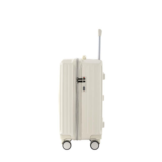 袋鼠-竖纹拉杆箱DS-A033（米白）20英寸—rxs 商品图2