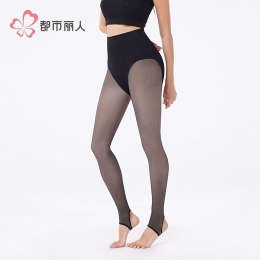 都市丽人打底裤女士保暖裤水光女士打底裤一体裤中踩脚女裤LGH4A1 商品图2