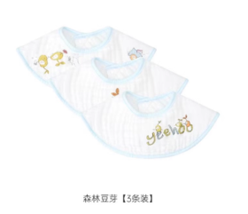 YEEHOO-0配饰类i5口水肩英氏白YLSBJ0Q