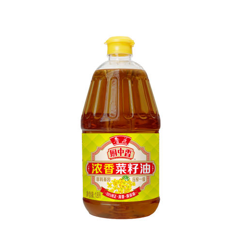 鲁花厨中香浓香菜籽油1.8L 商品图0