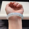 高货飘花翡翠手镯 传家宝温润圆满中式翡翠手镯49625031809H（一口价） 商品缩略图3
