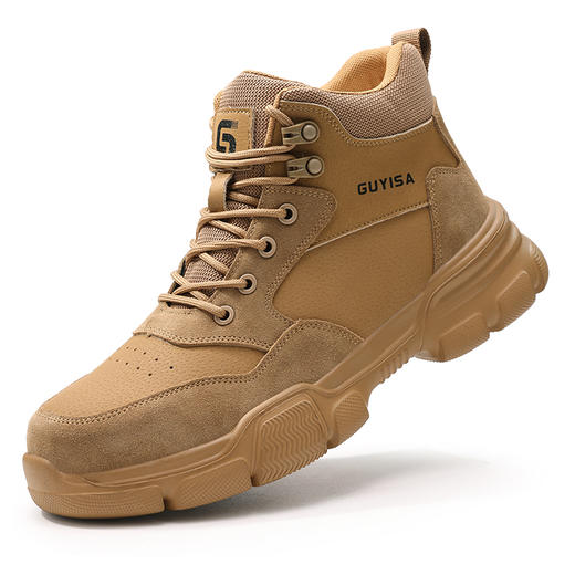 劳保鞋工装系列防砸防刺穿欧标钢包头凯夫拉橡塑底舒适轻便 商品图5