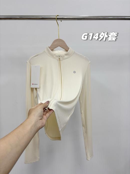 一包2件装，为你而生！一眼出圈，入秋必备小外套！lulu2025秋季新款女士小螺纹立领+双拉链外套， 商品图8